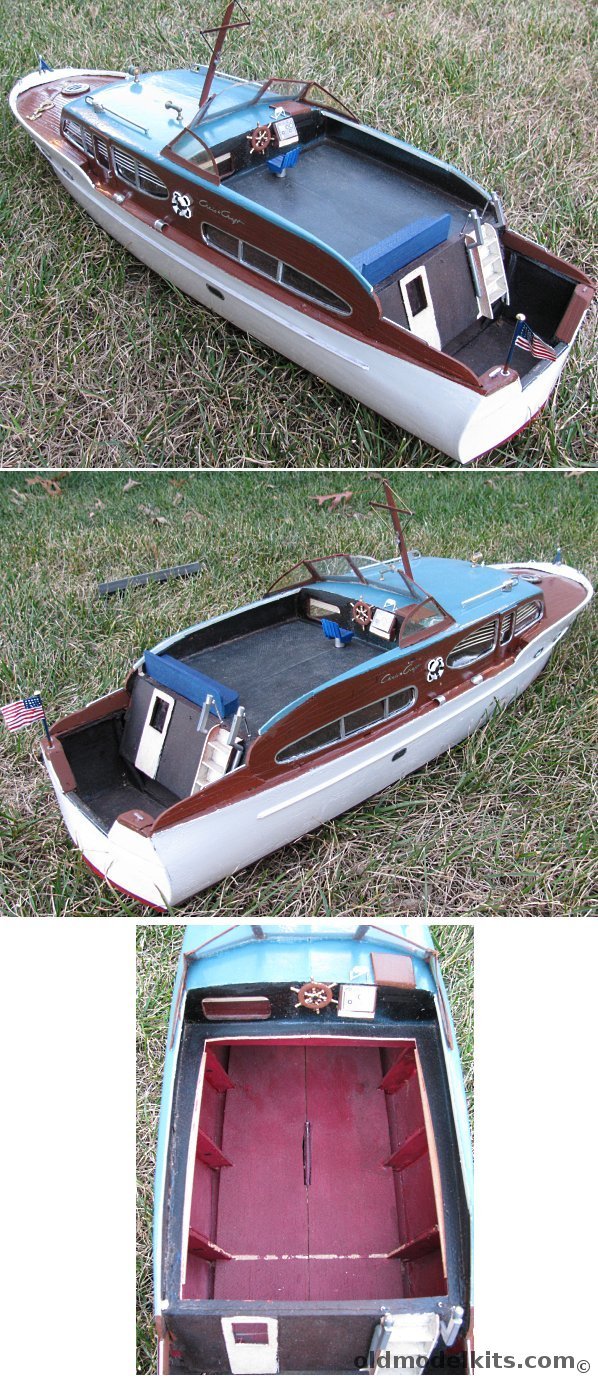 Sterling 1/19 31 inch Chris Craft 50' Catalina by Sterling for Radio Control (RC) - Assembled, B-7M plastic model kit